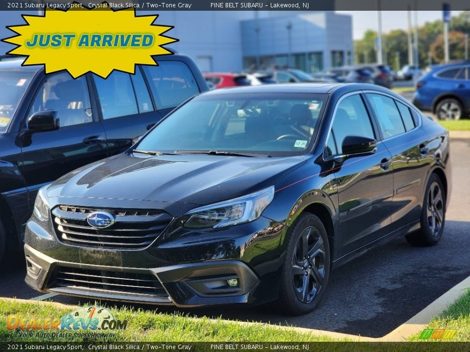 2021 Subaru Legacy Sport Crystal Black Silica / Two-Tone Gray Photo #1