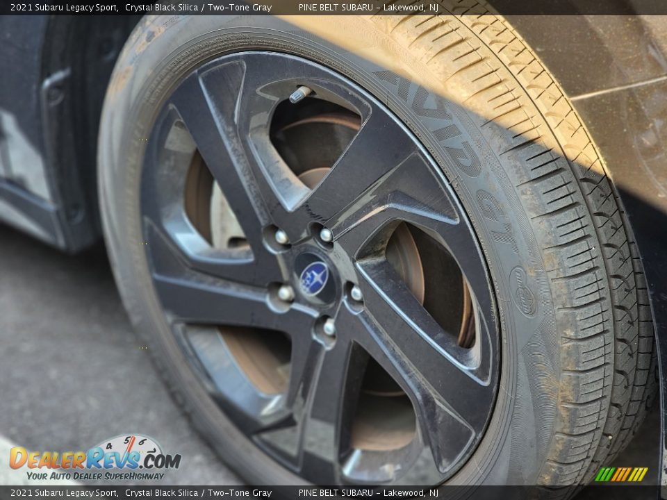 2021 Subaru Legacy Sport Crystal Black Silica / Two-Tone Gray Photo #5