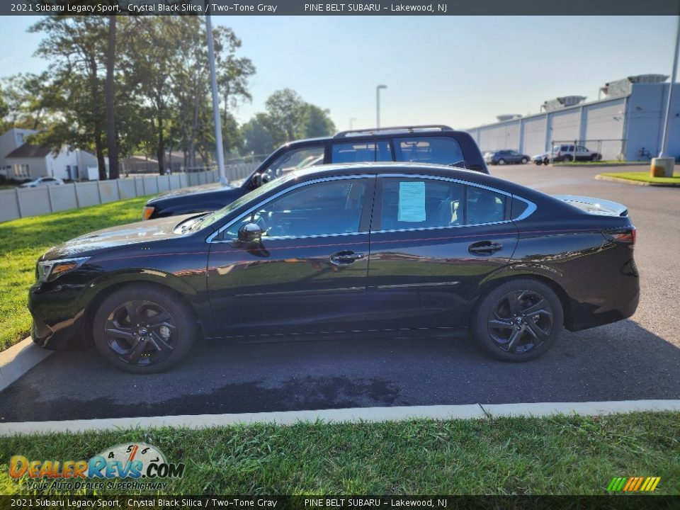 2021 Subaru Legacy Sport Crystal Black Silica / Two-Tone Gray Photo #9