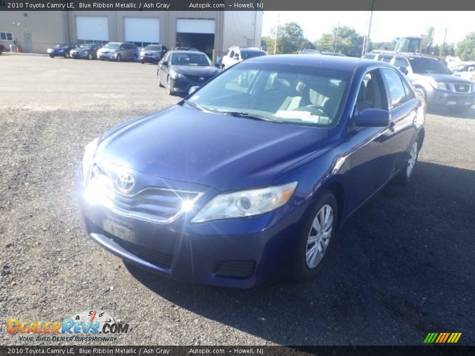 2010 Toyota Camry LE Blue Ribbon Metallic / Ash Gray Photo #1