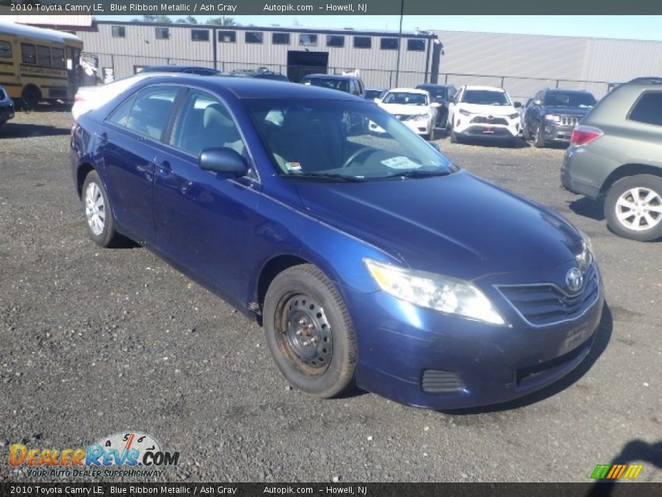 2010 Toyota Camry LE Blue Ribbon Metallic / Ash Gray Photo #3