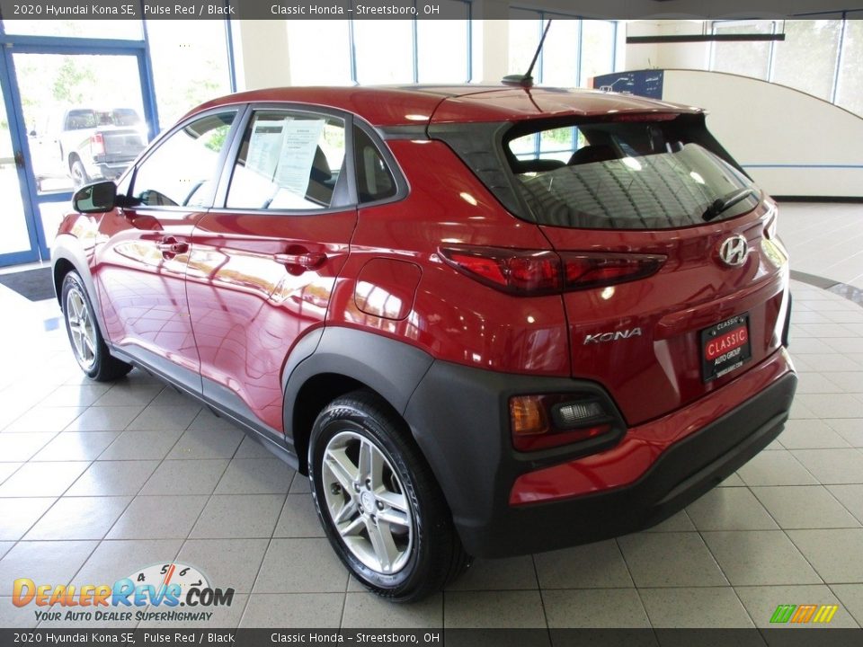 2020 Hyundai Kona SE Pulse Red / Black Photo #9
