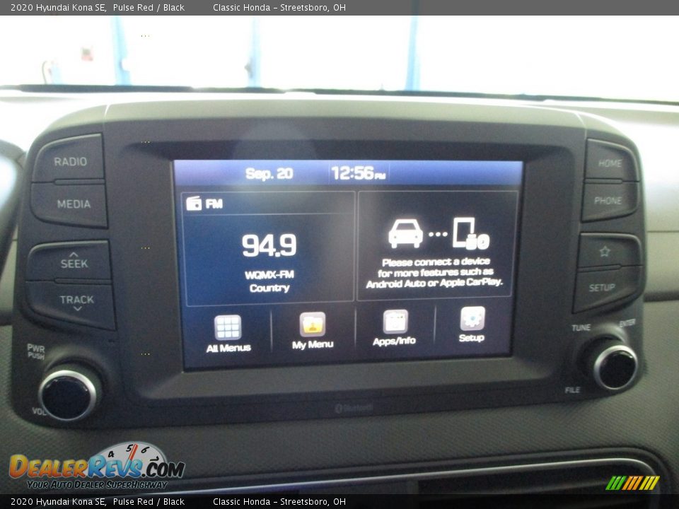 2020 Hyundai Kona SE Pulse Red / Black Photo #36