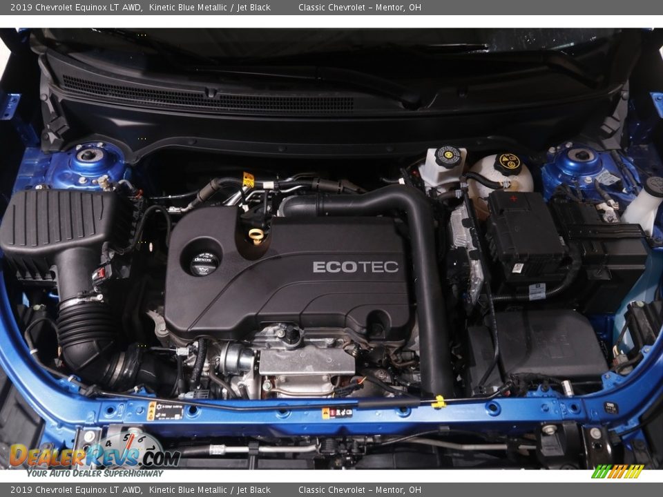 2019 Chevrolet Equinox LT AWD Kinetic Blue Metallic / Jet Black Photo #19