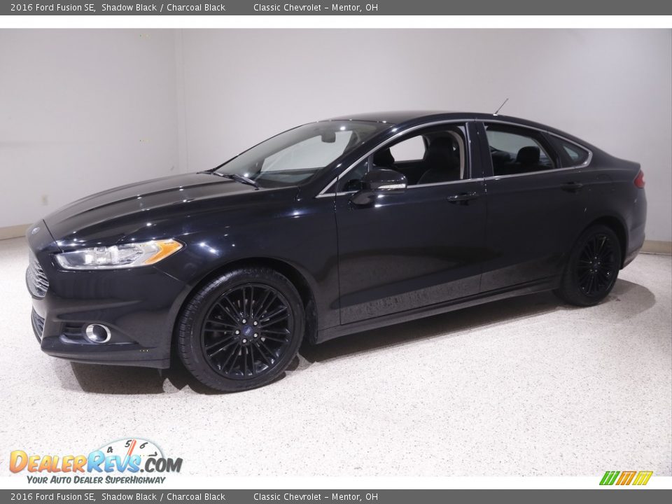 2016 Ford Fusion SE Shadow Black / Charcoal Black Photo #3