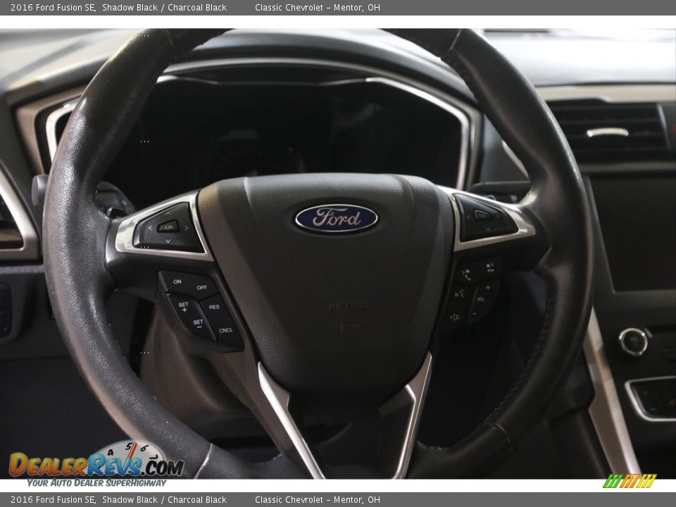 2016 Ford Fusion SE Shadow Black / Charcoal Black Photo #8