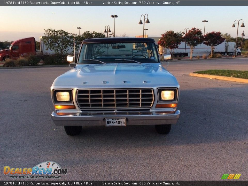 Light Blue 1978 Ford F150 Ranger Lariat SuperCab Photo #4