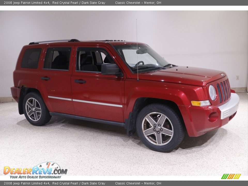 2008 Jeep Patriot Limited 4x4 Red Crystal Pearl / Dark Slate Gray Photo #1
