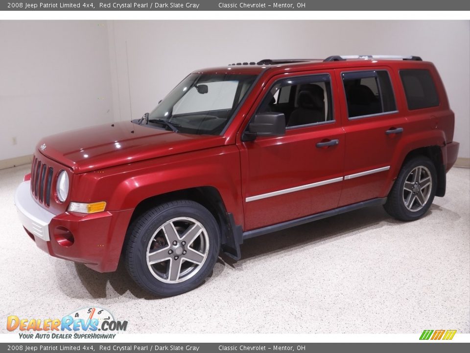 2008 Jeep Patriot Limited 4x4 Red Crystal Pearl / Dark Slate Gray Photo #3