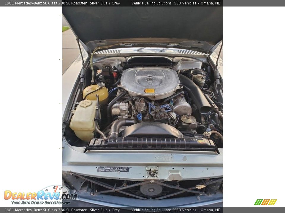 1981 Mercedes-Benz SL Class 380 SL Roadster 3.8 Liter SOHC 16-Valve V8 Engine Photo #12