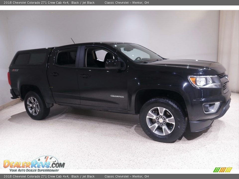 2018 Chevrolet Colorado Z71 Crew Cab 4x4 Black / Jet Black Photo #1