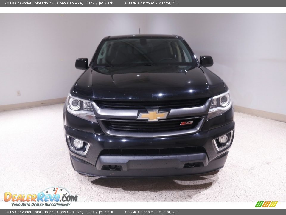 2018 Chevrolet Colorado Z71 Crew Cab 4x4 Black / Jet Black Photo #2