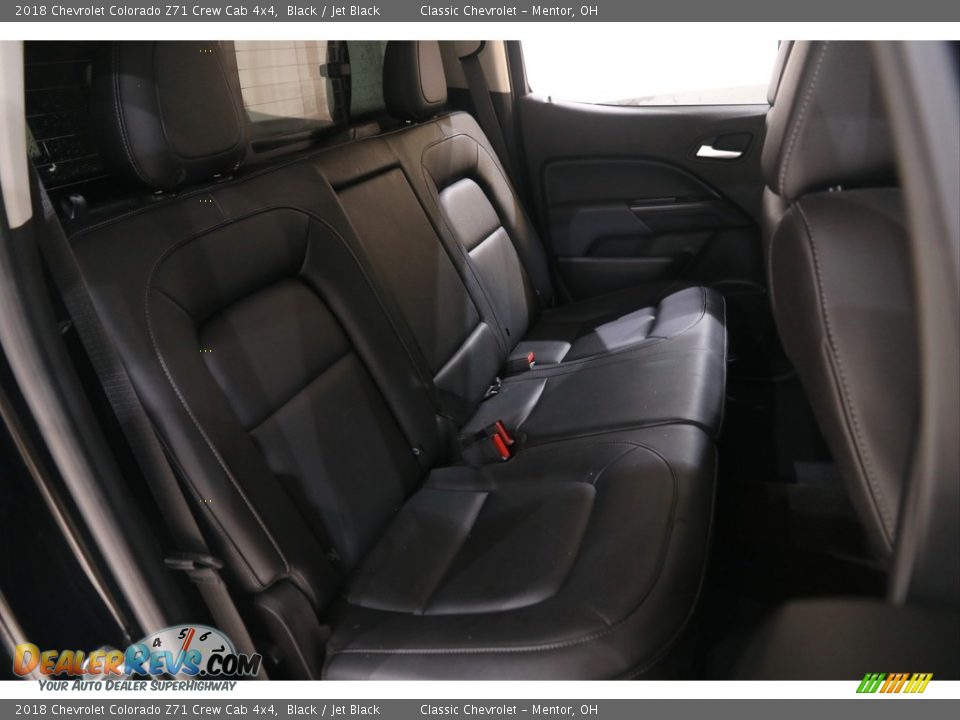 2018 Chevrolet Colorado Z71 Crew Cab 4x4 Black / Jet Black Photo #16