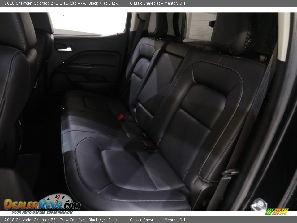 2018 Chevrolet Colorado Z71 Crew Cab 4x4 Black / Jet Black Photo #17