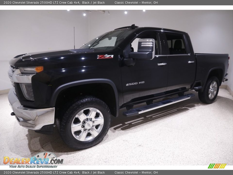 2020 Chevrolet Silverado 2500HD LTZ Crew Cab 4x4 Black / Jet Black Photo #3