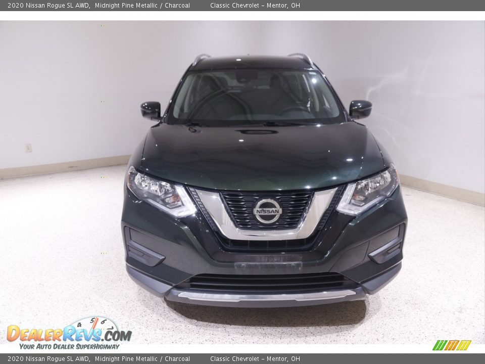 2020 Nissan Rogue SL AWD Midnight Pine Metallic / Charcoal Photo #2