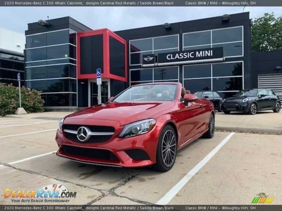 2020 Mercedes-Benz C 300 4Matic Cabriolet designo Cardinal Red Metallic / Saddle Brown/Black Photo #1