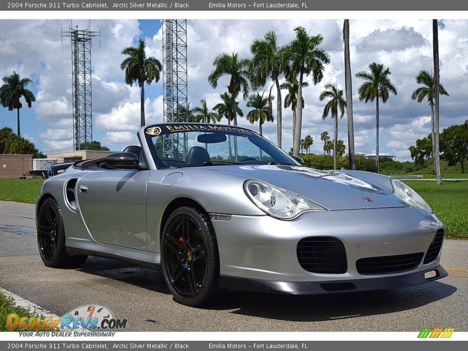 Front 3/4 View of 2004 Porsche 911 Turbo Cabriolet Photo #1