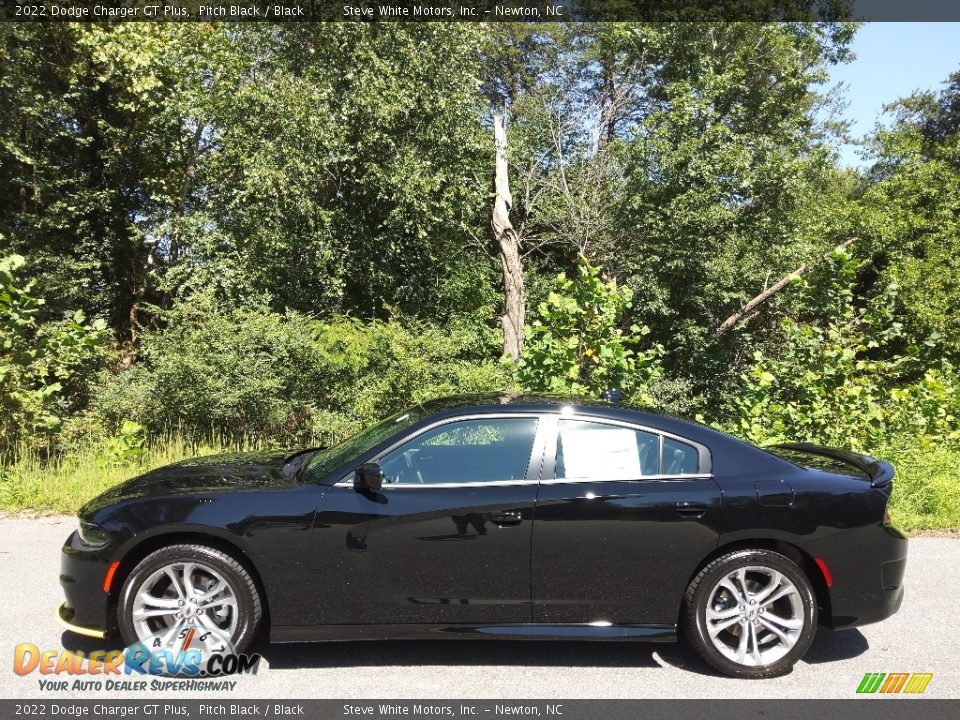 2022 Dodge Charger GT Plus Pitch Black / Black Photo #1