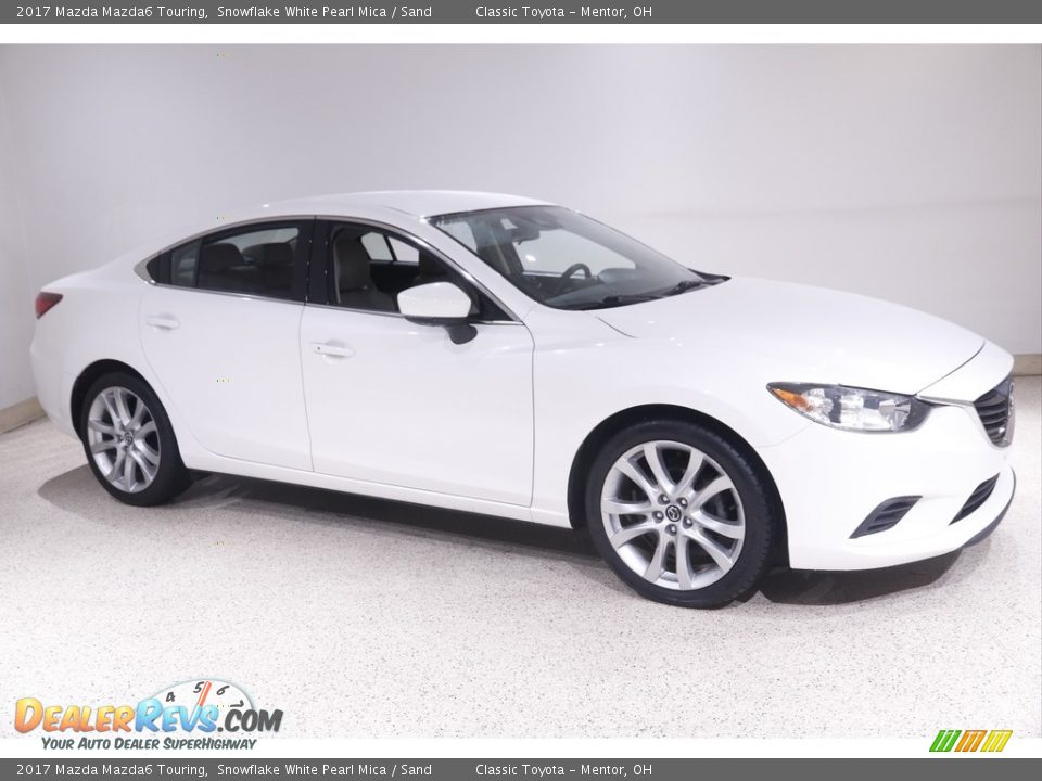 2017 Mazda Mazda6 Touring Snowflake White Pearl Mica / Sand Photo #1