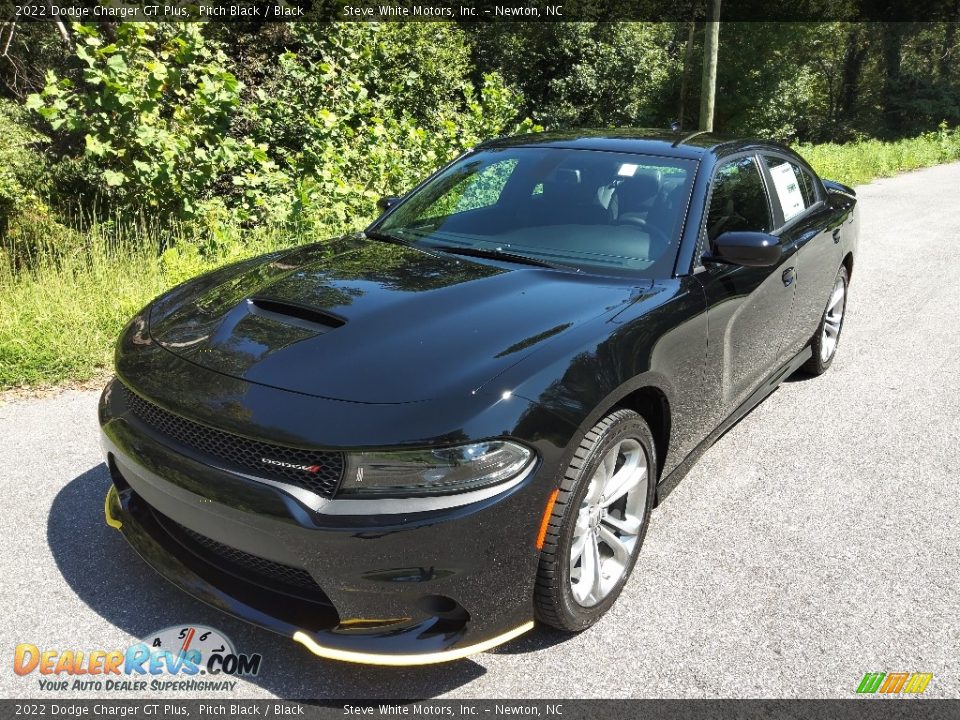 2022 Dodge Charger GT Plus Pitch Black / Black Photo #2