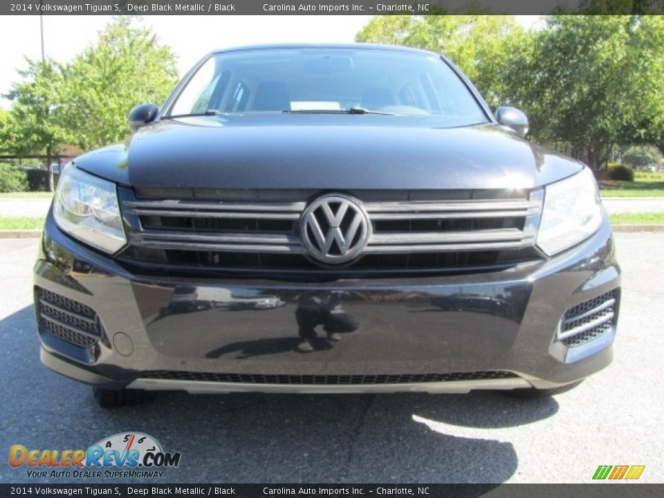 2014 Volkswagen Tiguan S Deep Black Metallic / Black Photo #5