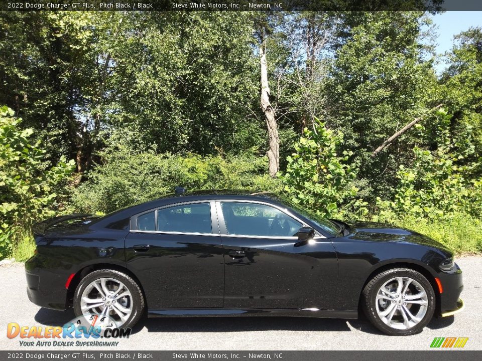 2022 Dodge Charger GT Plus Pitch Black / Black Photo #5