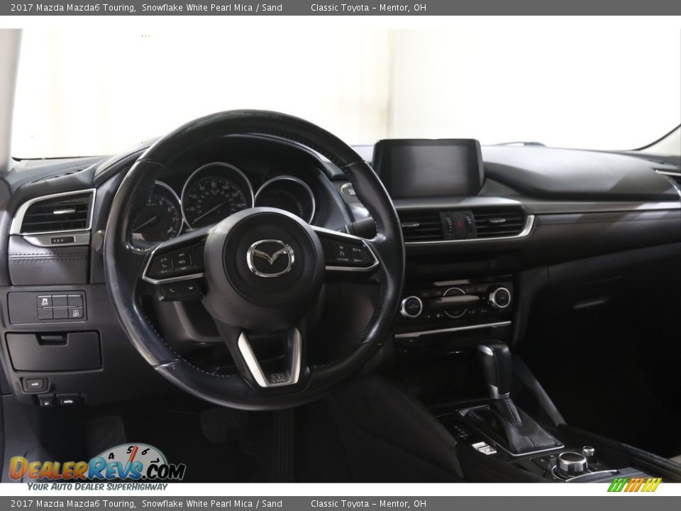 2017 Mazda Mazda6 Touring Snowflake White Pearl Mica / Sand Photo #6