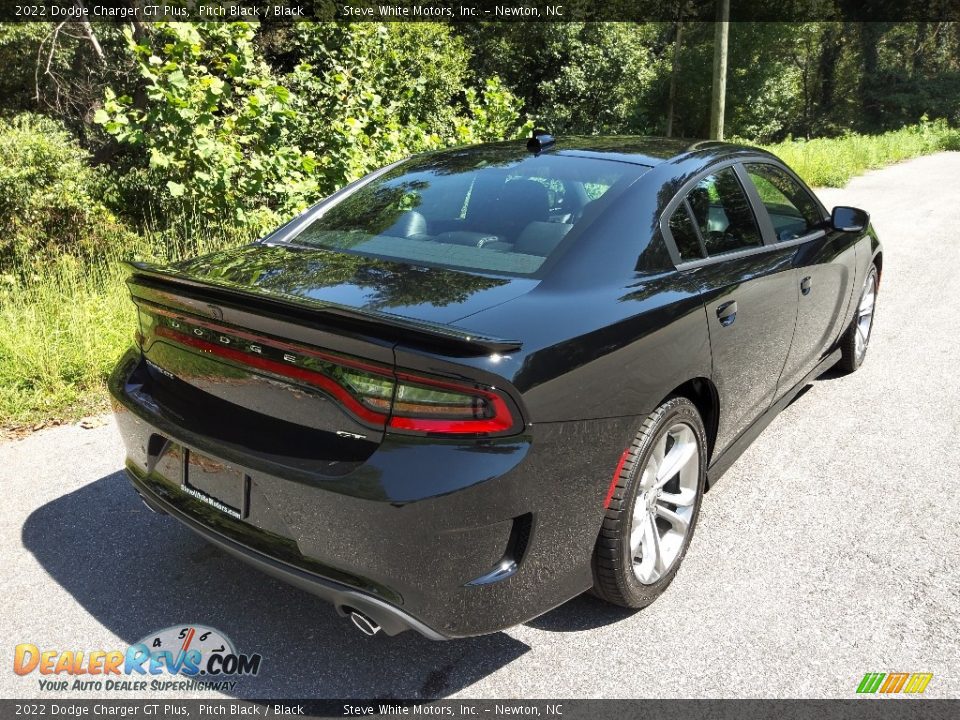 2022 Dodge Charger GT Plus Pitch Black / Black Photo #6