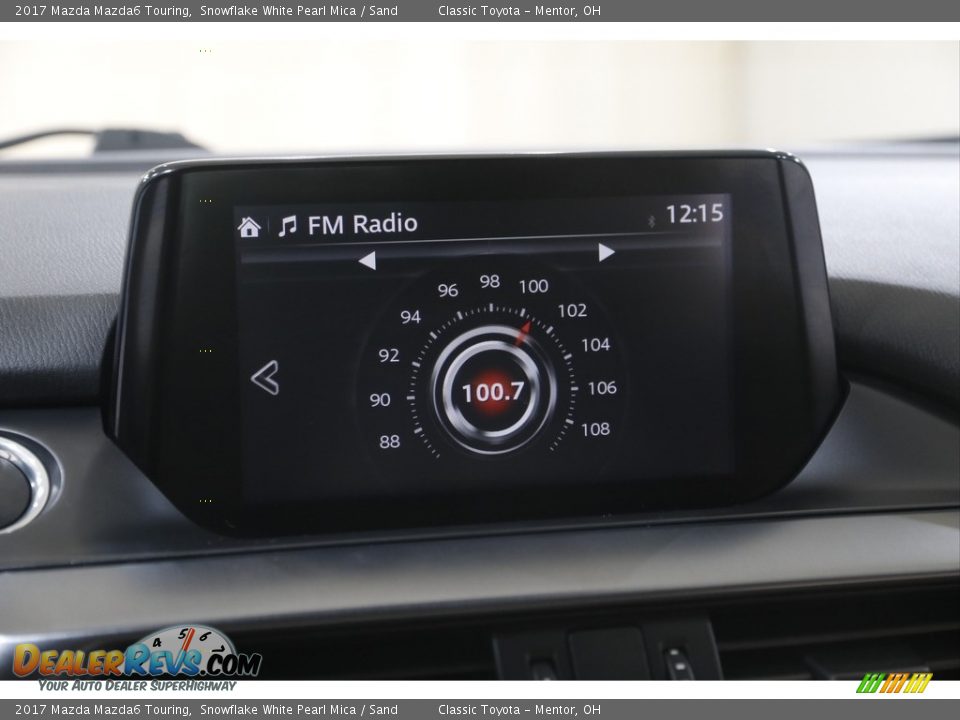 2017 Mazda Mazda6 Touring Snowflake White Pearl Mica / Sand Photo #10