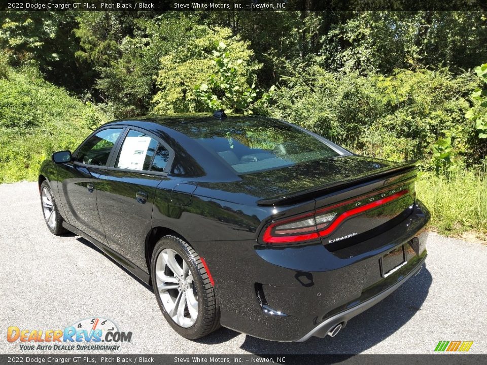 2022 Dodge Charger GT Plus Pitch Black / Black Photo #8