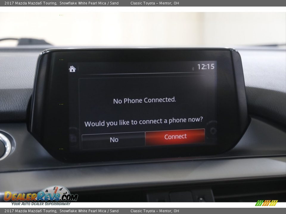 2017 Mazda Mazda6 Touring Snowflake White Pearl Mica / Sand Photo #11