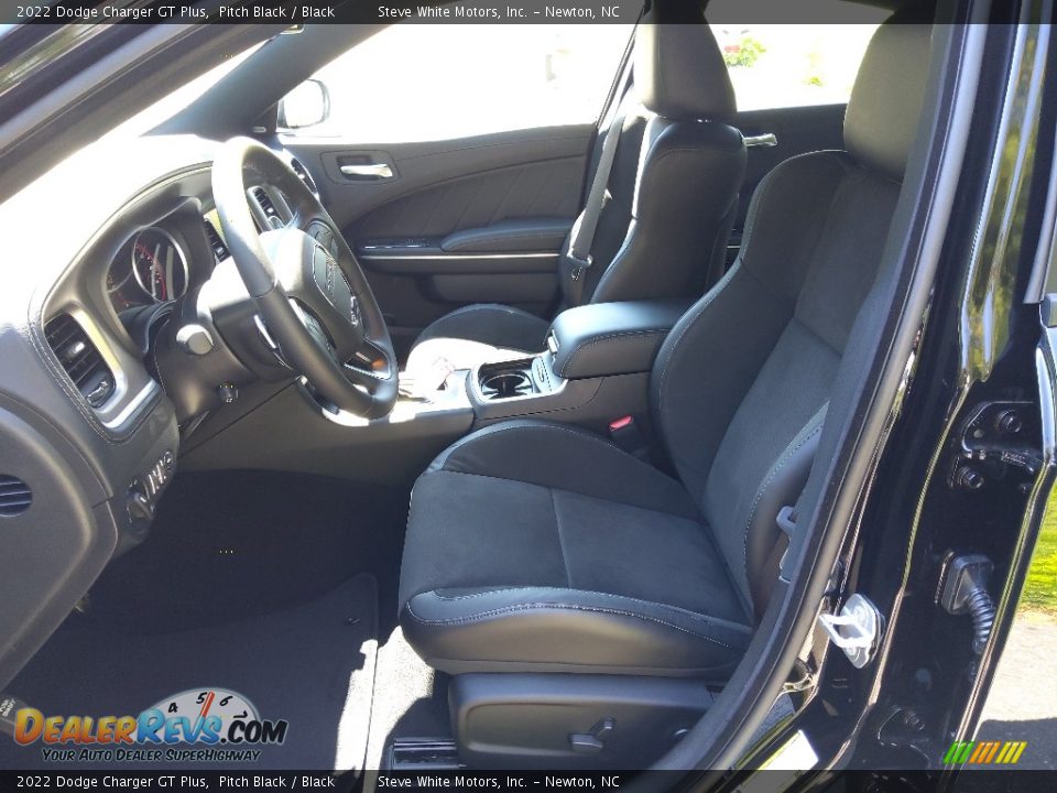 2022 Dodge Charger GT Plus Pitch Black / Black Photo #10