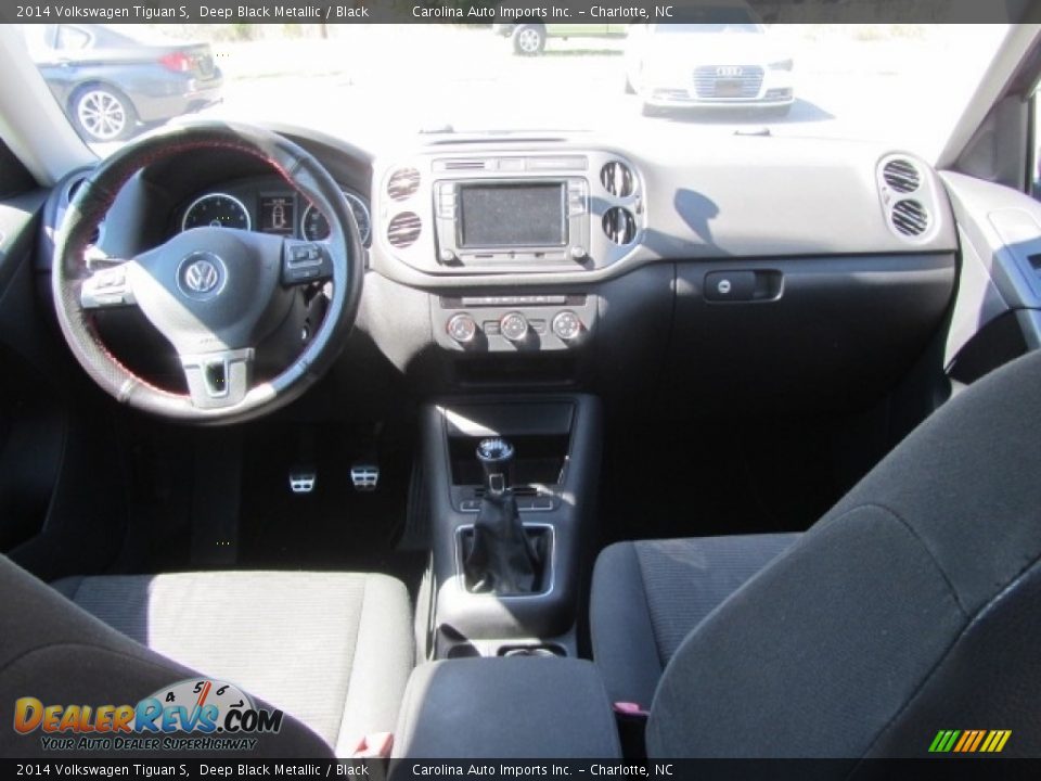Dashboard of 2014 Volkswagen Tiguan S Photo #14