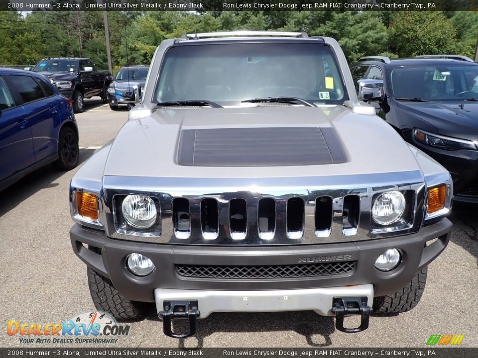 2008 Hummer H3 Alpha Limited Ultra Silver Metallic / Ebony Black Photo #2