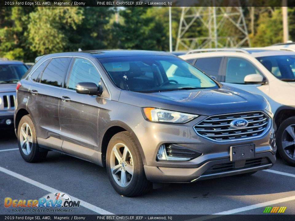 2019 Ford Edge SEL AWD Magnetic / Ebony Photo #4