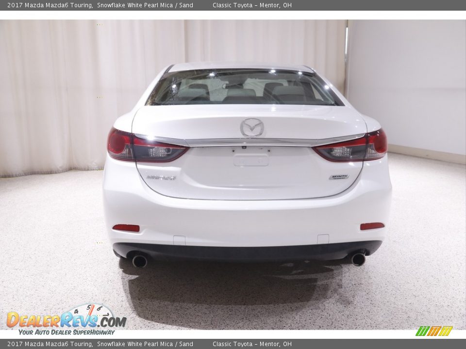 2017 Mazda Mazda6 Touring Snowflake White Pearl Mica / Sand Photo #19