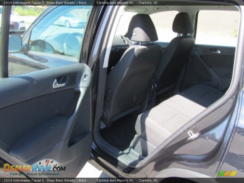 2014 Volkswagen Tiguan S Deep Black Metallic / Black Photo #20