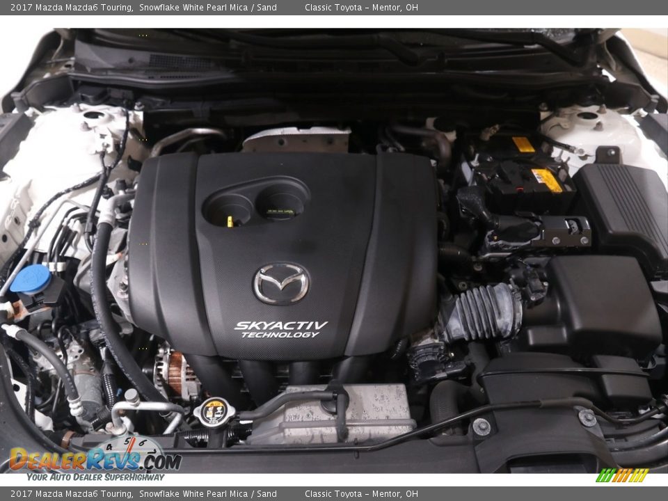 2017 Mazda Mazda6 Touring Snowflake White Pearl Mica / Sand Photo #20