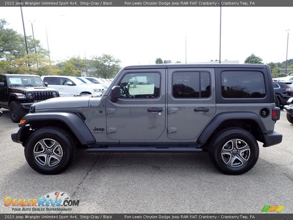 2023 Jeep Wrangler Unlimited Sport 4x4 Sting-Gray / Black Photo #2