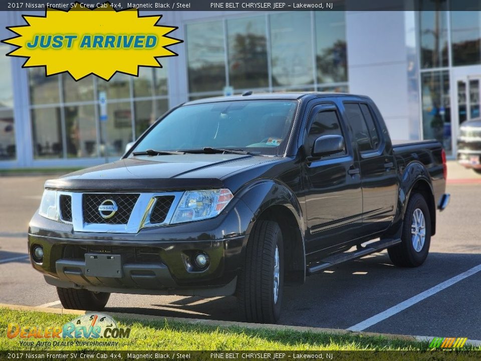 2017 Nissan Frontier SV Crew Cab 4x4 Magnetic Black / Steel Photo #1