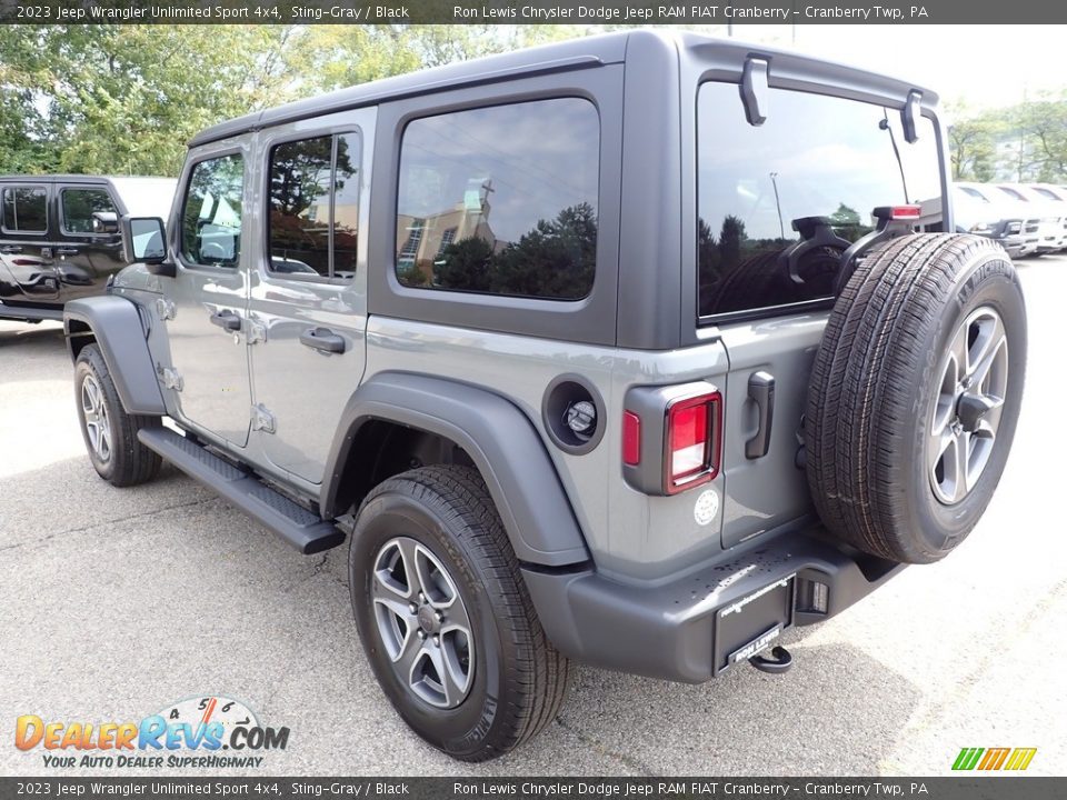 2023 Jeep Wrangler Unlimited Sport 4x4 Sting-Gray / Black Photo #3