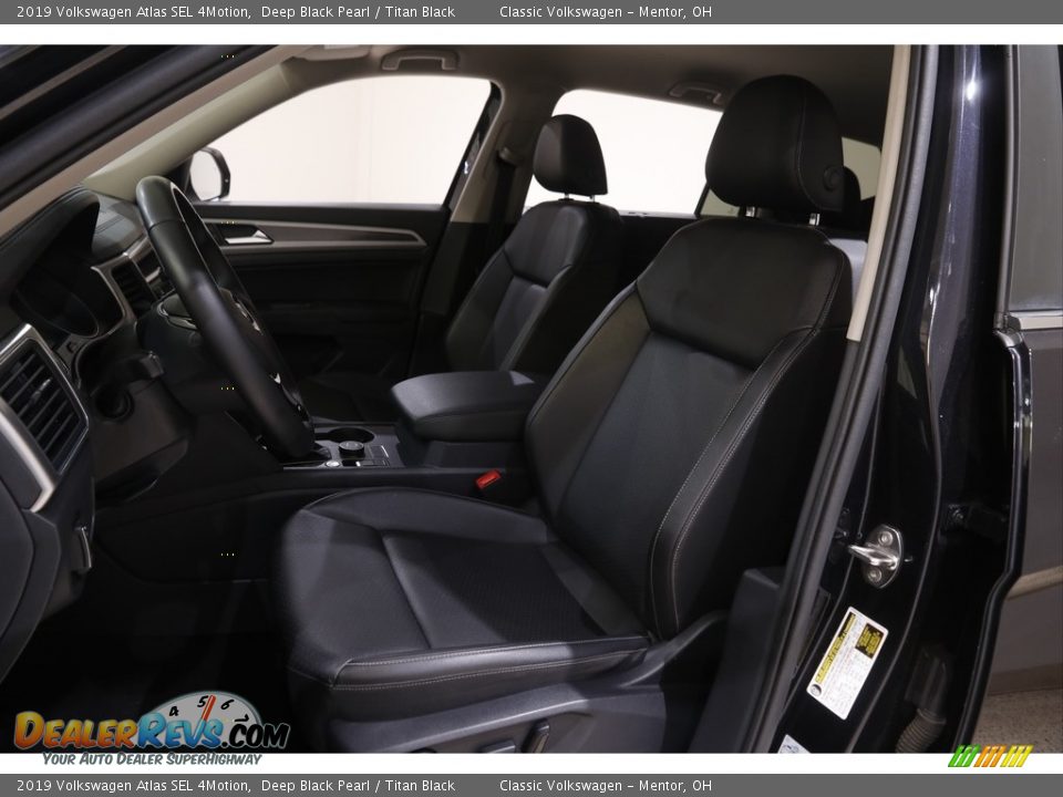 2019 Volkswagen Atlas SEL 4Motion Deep Black Pearl / Titan Black Photo #5