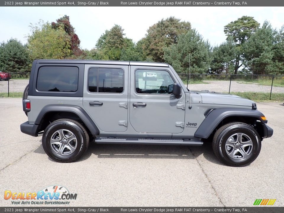 2023 Jeep Wrangler Unlimited Sport 4x4 Sting-Gray / Black Photo #6