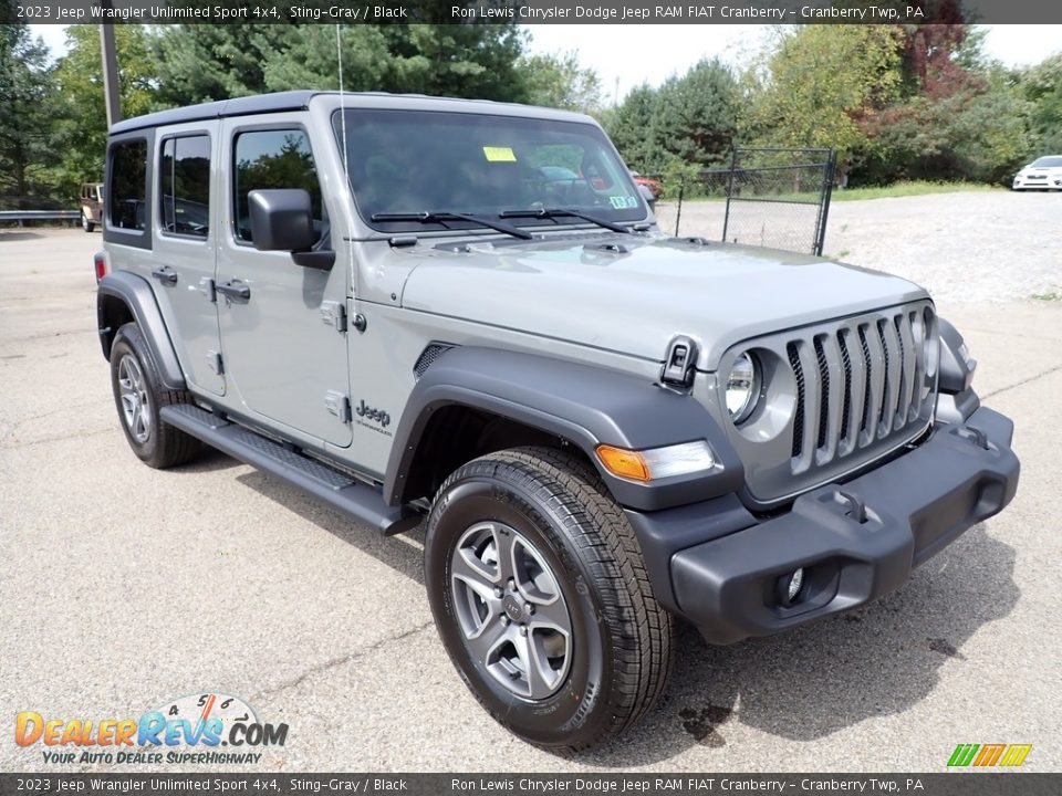 2023 Jeep Wrangler Unlimited Sport 4x4 Sting-Gray / Black Photo #7