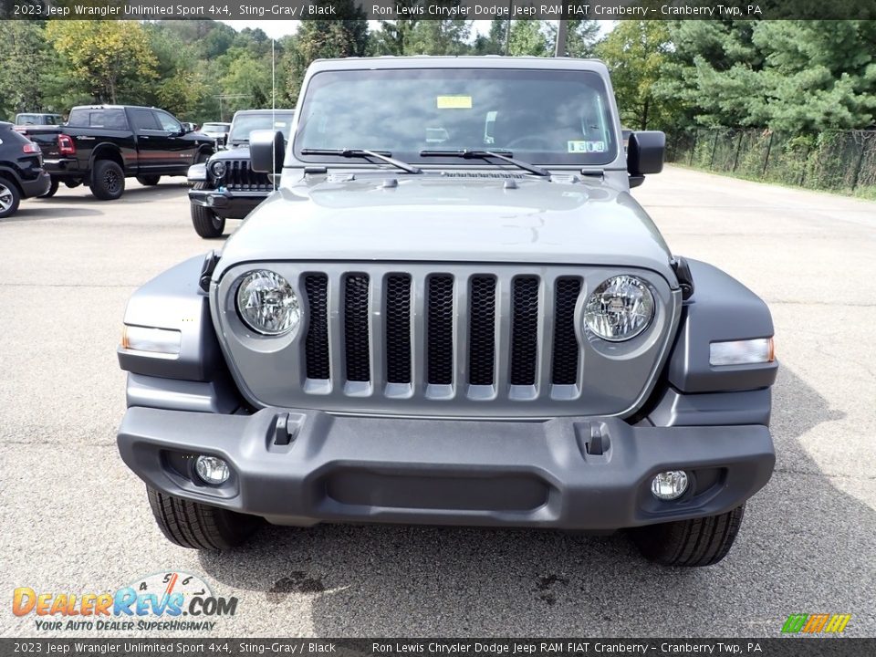2023 Jeep Wrangler Unlimited Sport 4x4 Sting-Gray / Black Photo #8