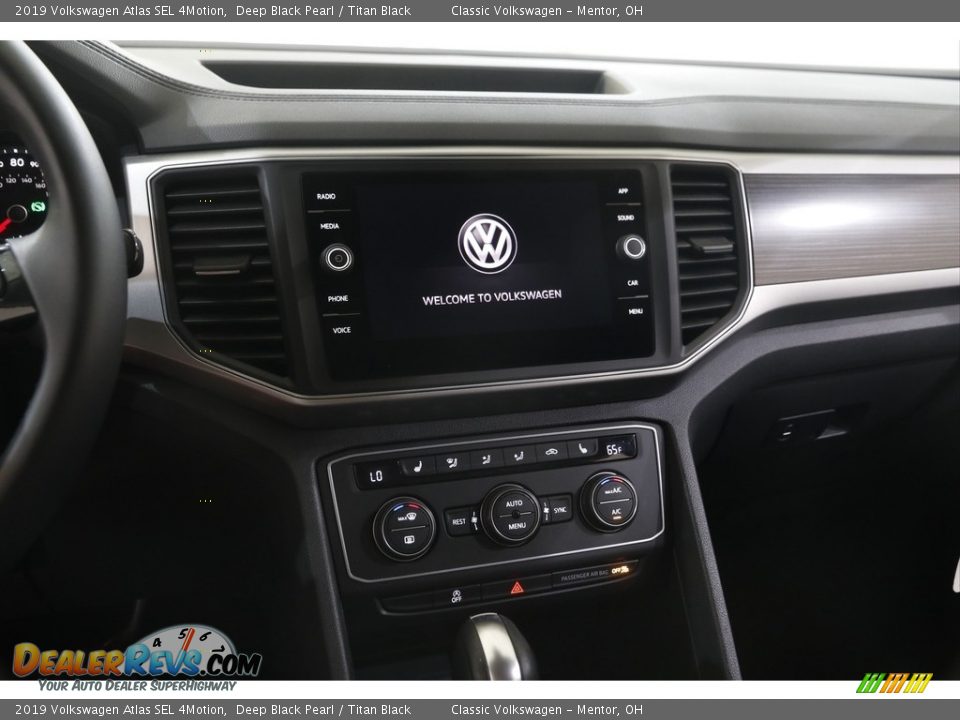 2019 Volkswagen Atlas SEL 4Motion Deep Black Pearl / Titan Black Photo #9