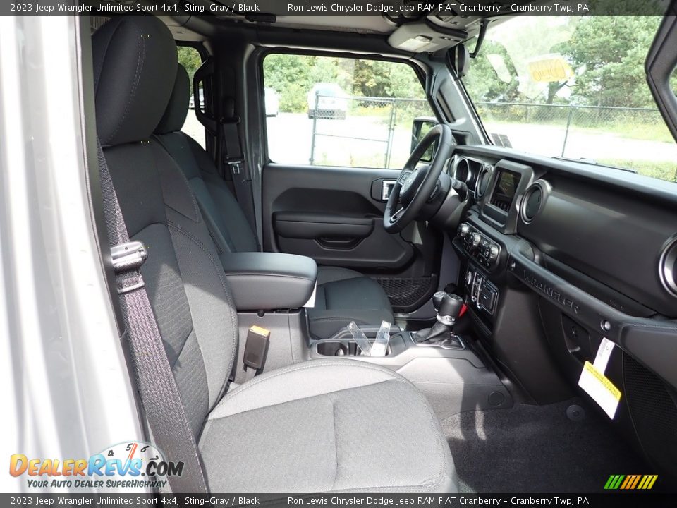 2023 Jeep Wrangler Unlimited Sport 4x4 Sting-Gray / Black Photo #10