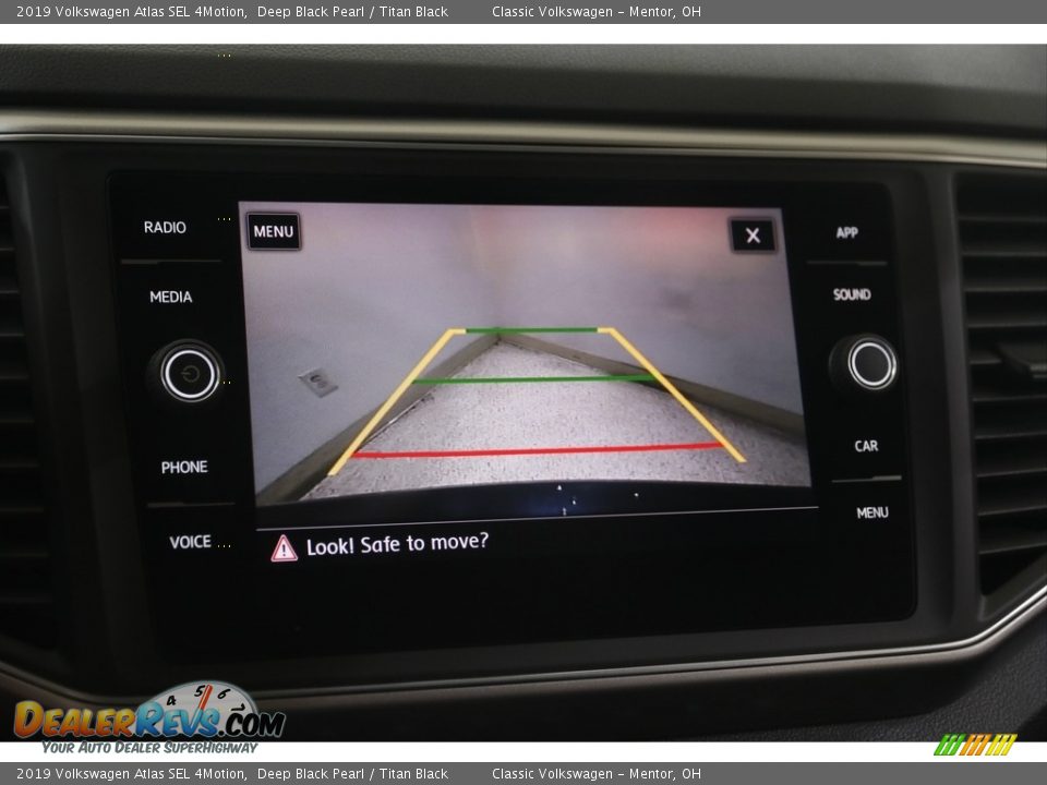 2019 Volkswagen Atlas SEL 4Motion Deep Black Pearl / Titan Black Photo #12