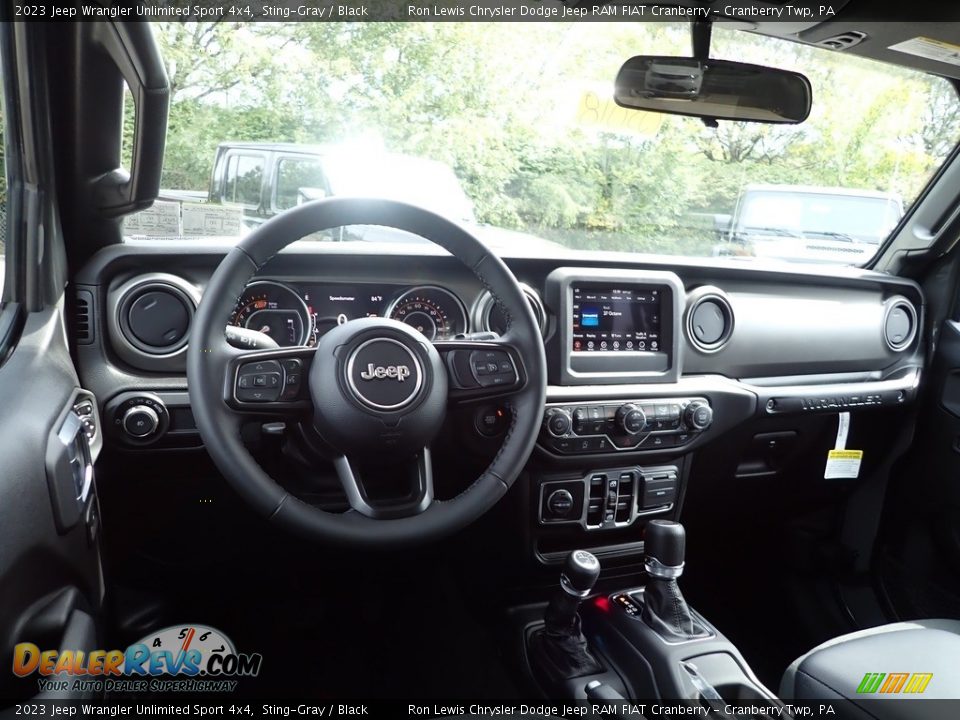 2023 Jeep Wrangler Unlimited Sport 4x4 Sting-Gray / Black Photo #13